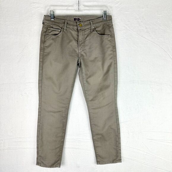 Mother The Skinny Not Skinny Jeans Size 26 Grey Stretch Mid Rise - Picture 1 of 7